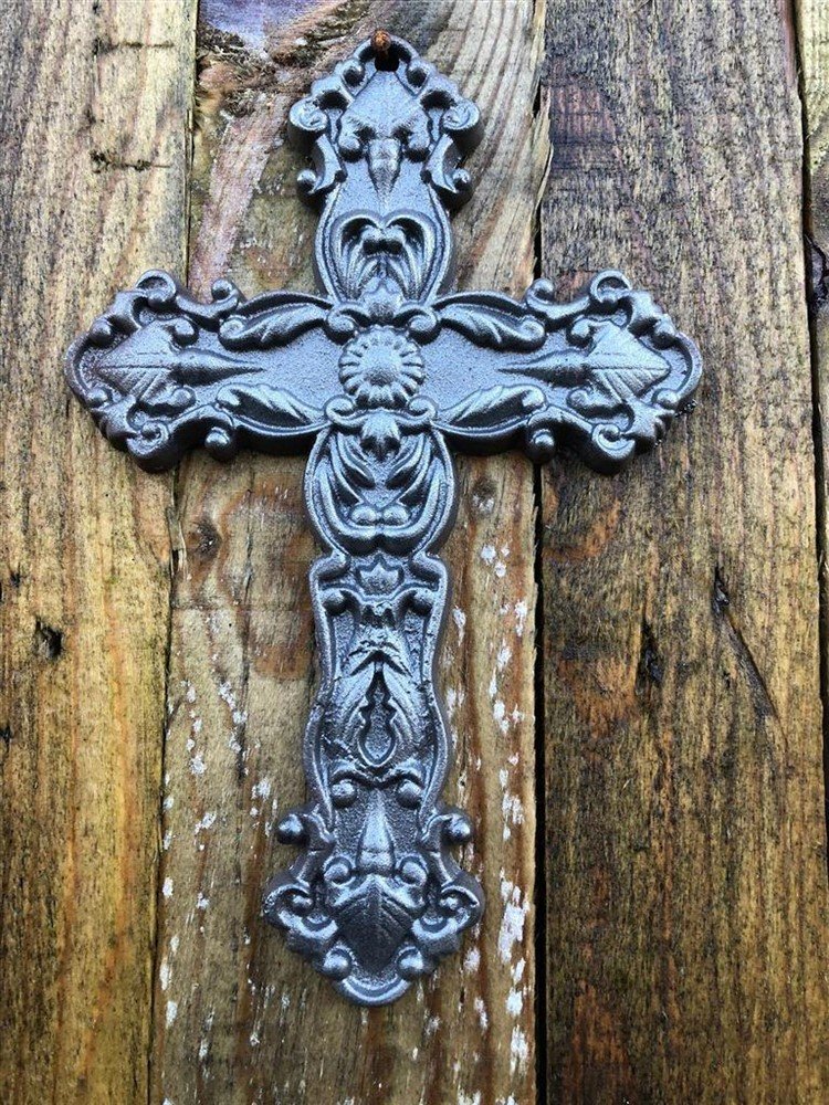 Kruis gemaakt van gietijzer. - Afbeelding 5