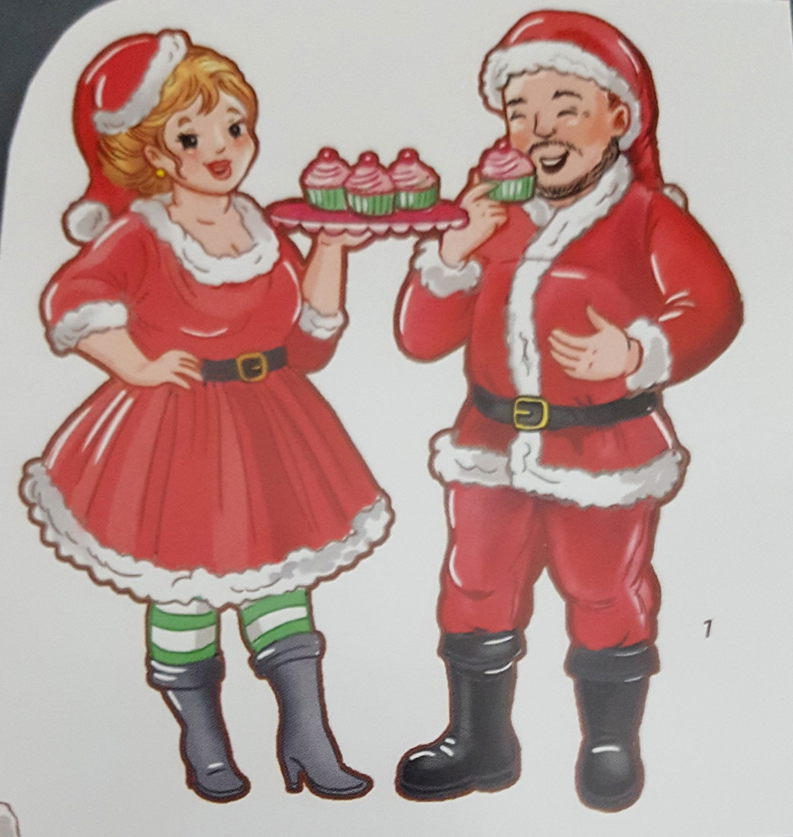 Bubbly Girl geeft de kerstman wat lekkers - Afbeelding 3