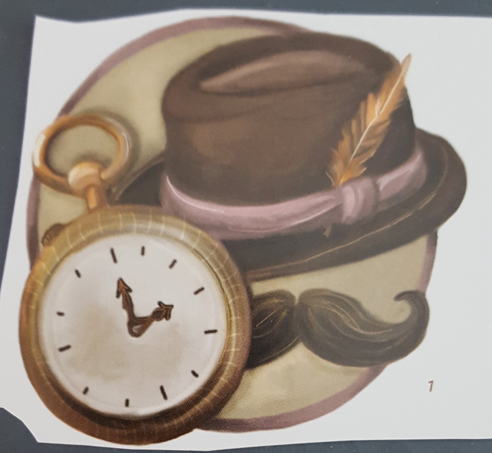 MANNEN --- Hoed, zakhorloge en een snor - Afbeelding 3