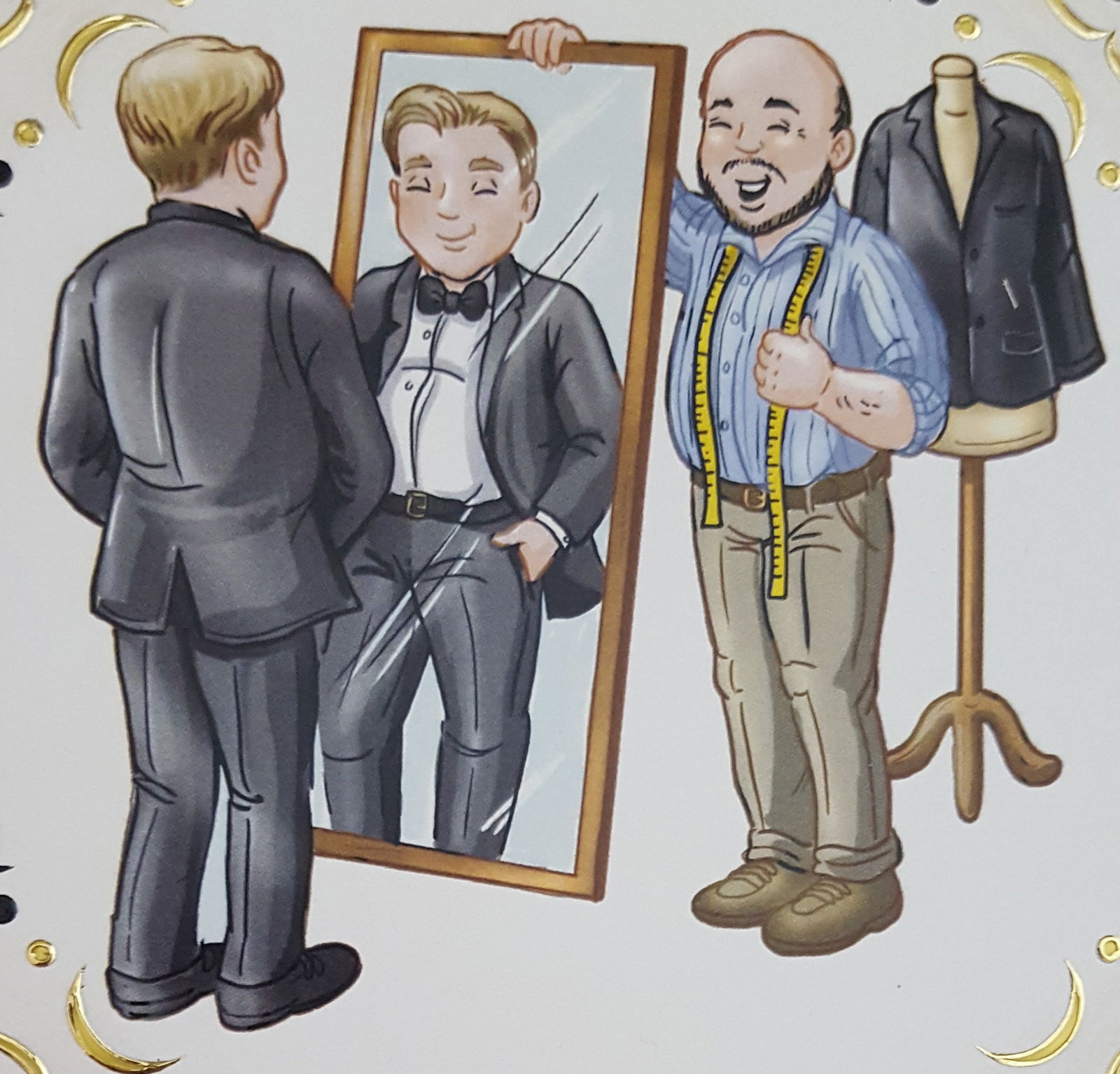 MANNEN --- Big Guys in een kledingzaak - Afbeelding 3