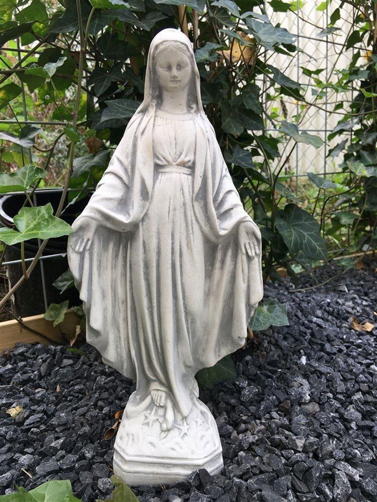 Madonna beeld, vol steen-tuinbeeld-beeld-decoratie - nr. 1