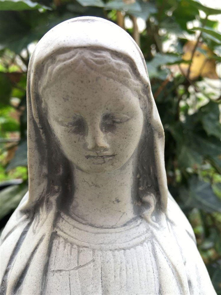 Madonna beeld, vol steen-tuinbeeld-beeld-decoratie - Afbeelding 4