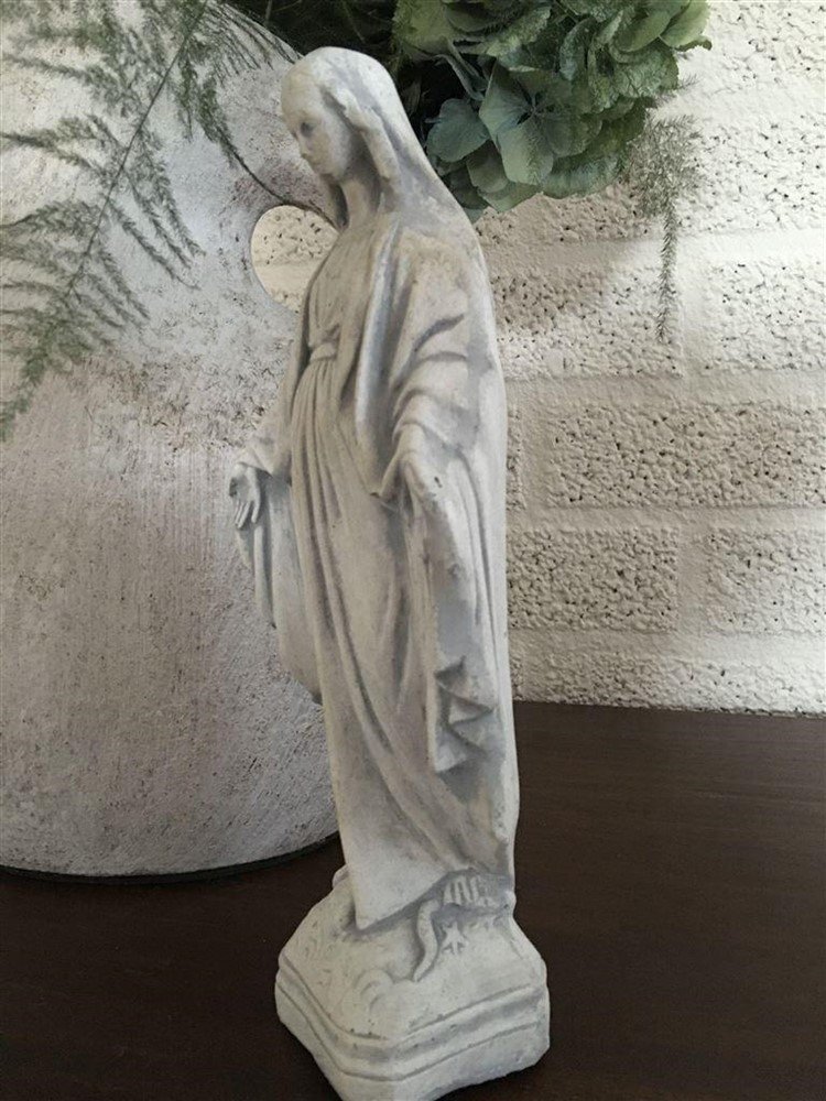 Madonna beeld, vol steen, small-beeld - Afbeelding 2