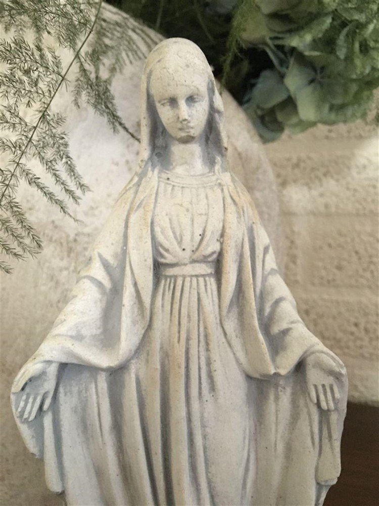 Madonna beeld, vol steen, small-beeld - Afbeelding 5