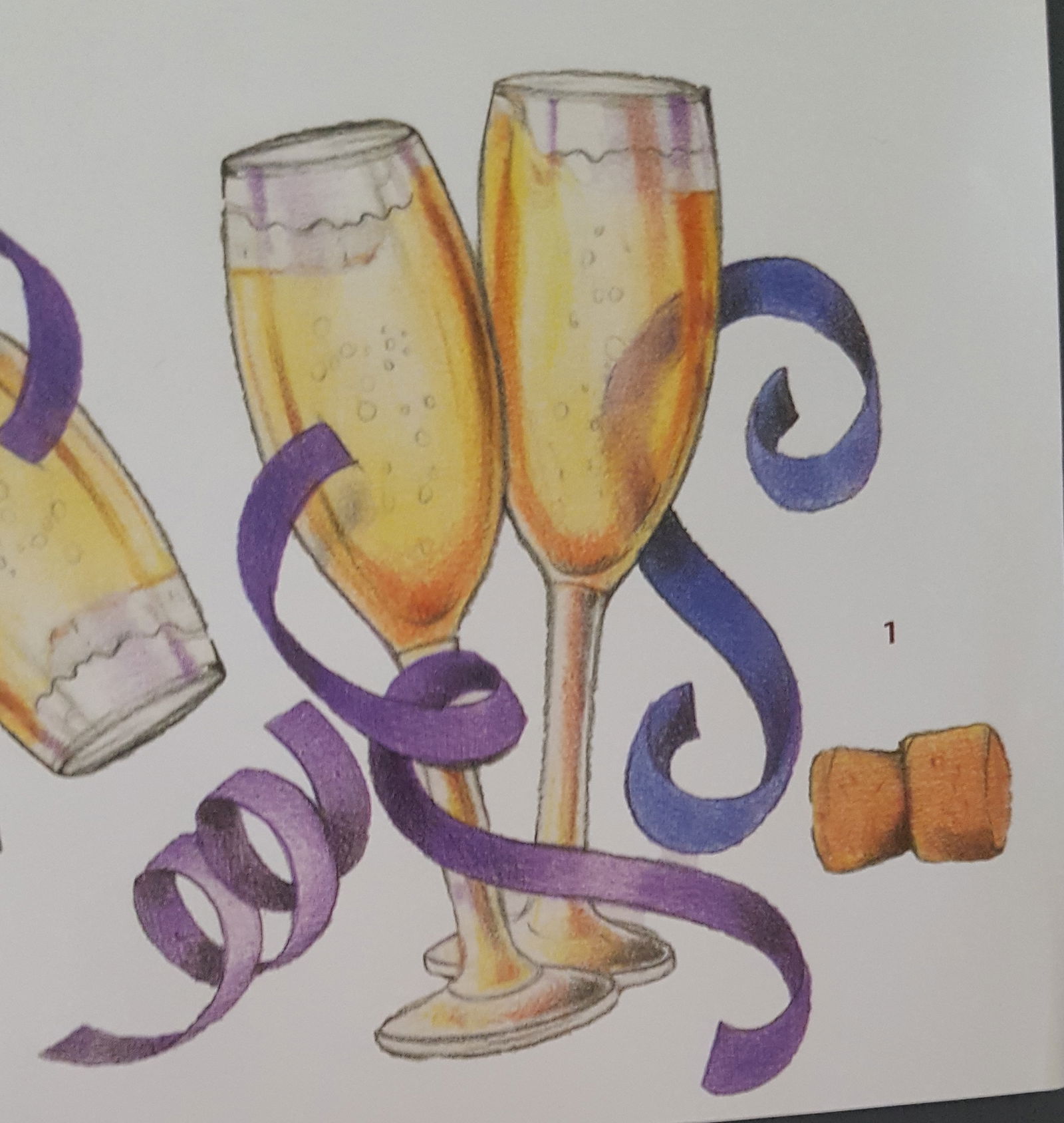 Champagne en slingers - Afbeelding 3
