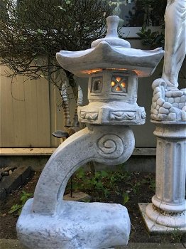Rankei, stenen japanse lantaarn, L-lamp - 0