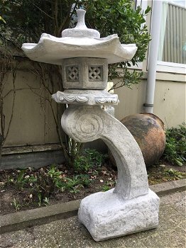 Rankei, stenen japanse lantaarn, XL-tuinlamp-deco-tuin - 2