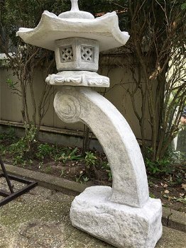 Rankei, stenen japanse lantaarn, XL-tuinlamp-deco-tuin - 3