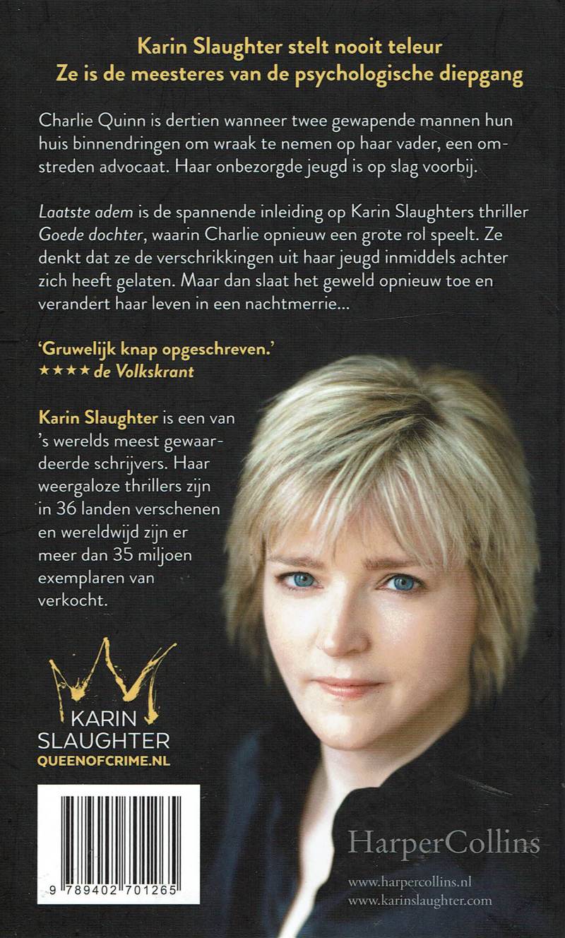 Karin Slaughter = Laatste adem - Afbeelding 2