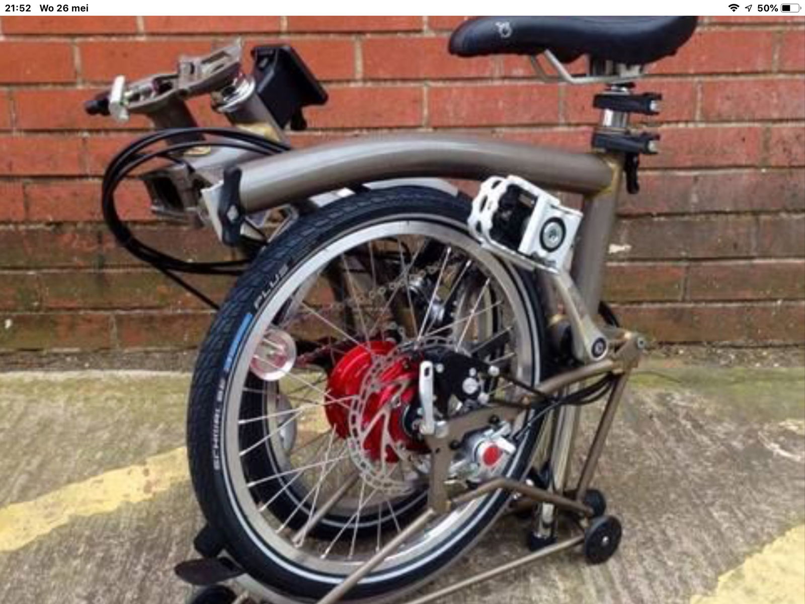 Gezocht Gevraagd 1 of 2 Brompton Vouwfietsen voor de Boot en Camper - Afbeelding 4