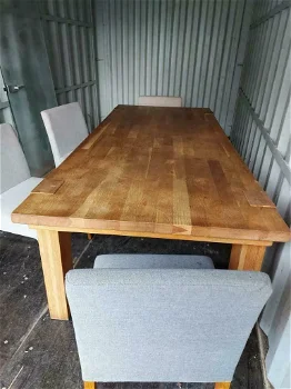 Eettafel teakhout - 0