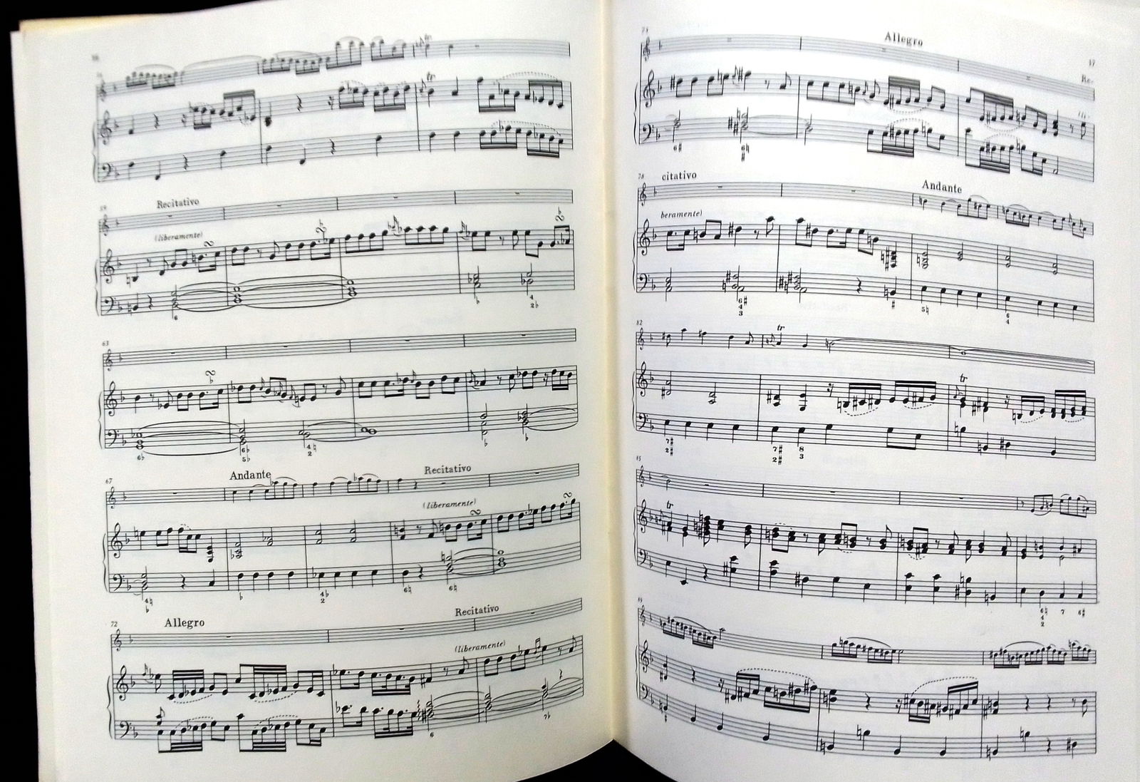 Piano/Dwarsfluit/viool sonate J.C.F. Bach,nst,uitg. B.Schott - Afbeelding 4
