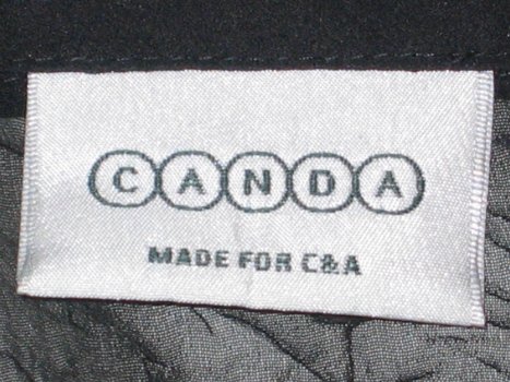 Zwart Doorzichtig Hemdje - Maat 40 - Canda - C&A - 3