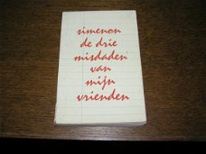 De drie misdaden van mijn vrienden- Simenon