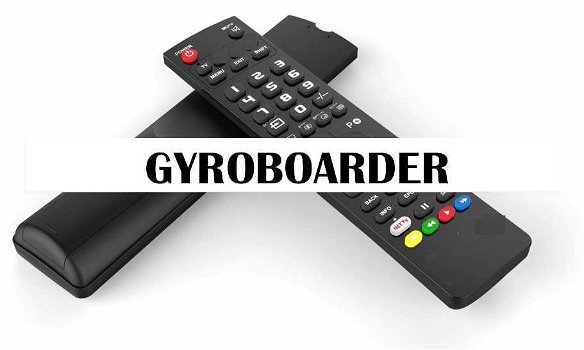 Vervangende afstandsbediening voor de GYROBOARDER apparatuur. - 0