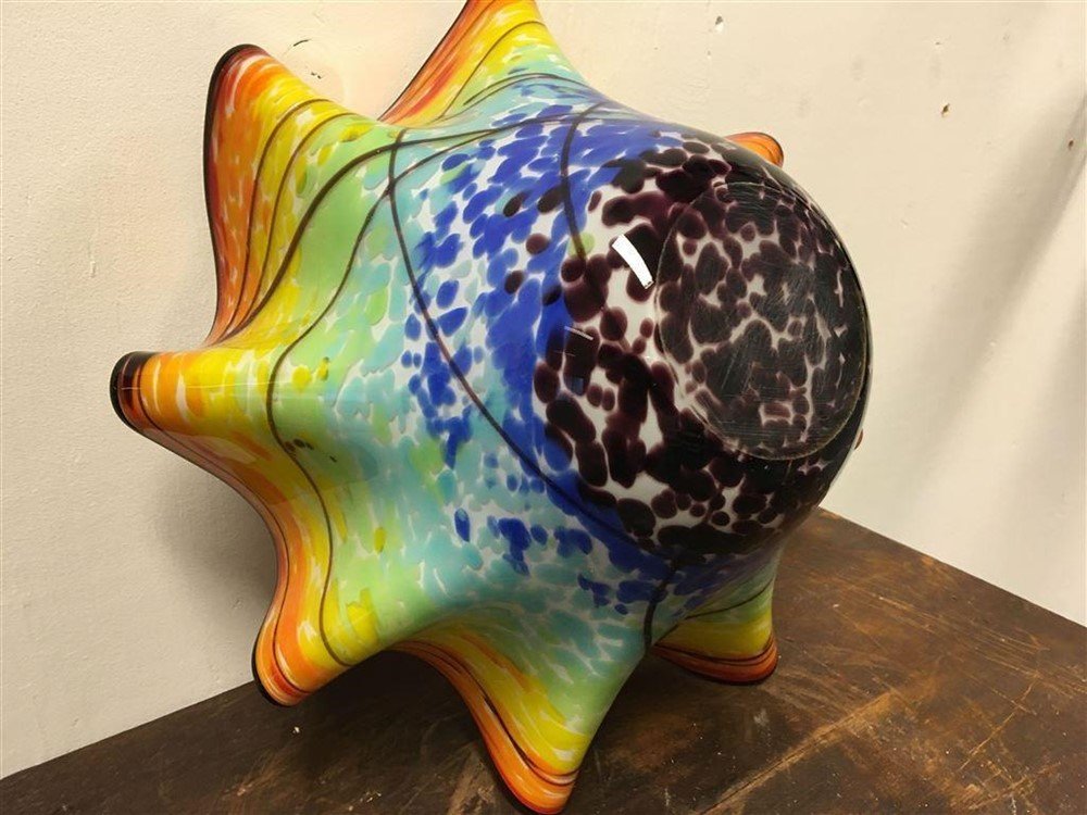 geblazen schaal, facinerend mooi-glas - Afbeelding 4