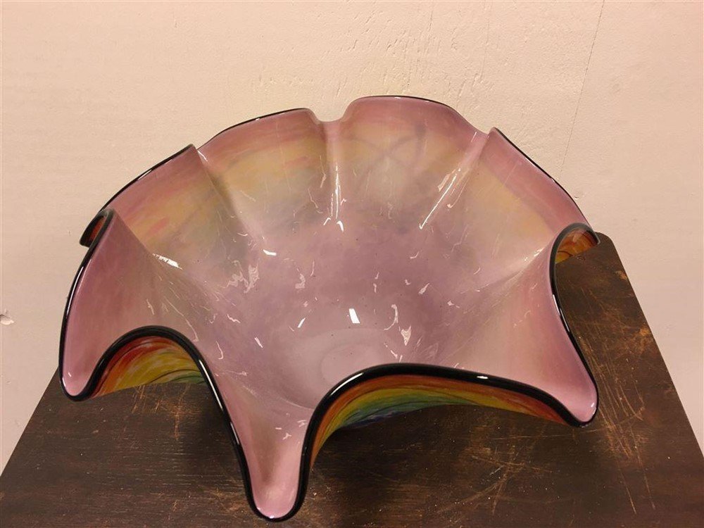 geblazen schaal, facinerend mooi-glas - Afbeelding 6