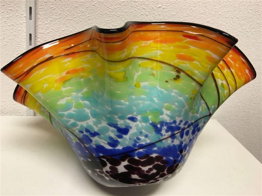 geblazen schaal, facinerend mooi-glas - Afbeelding 7