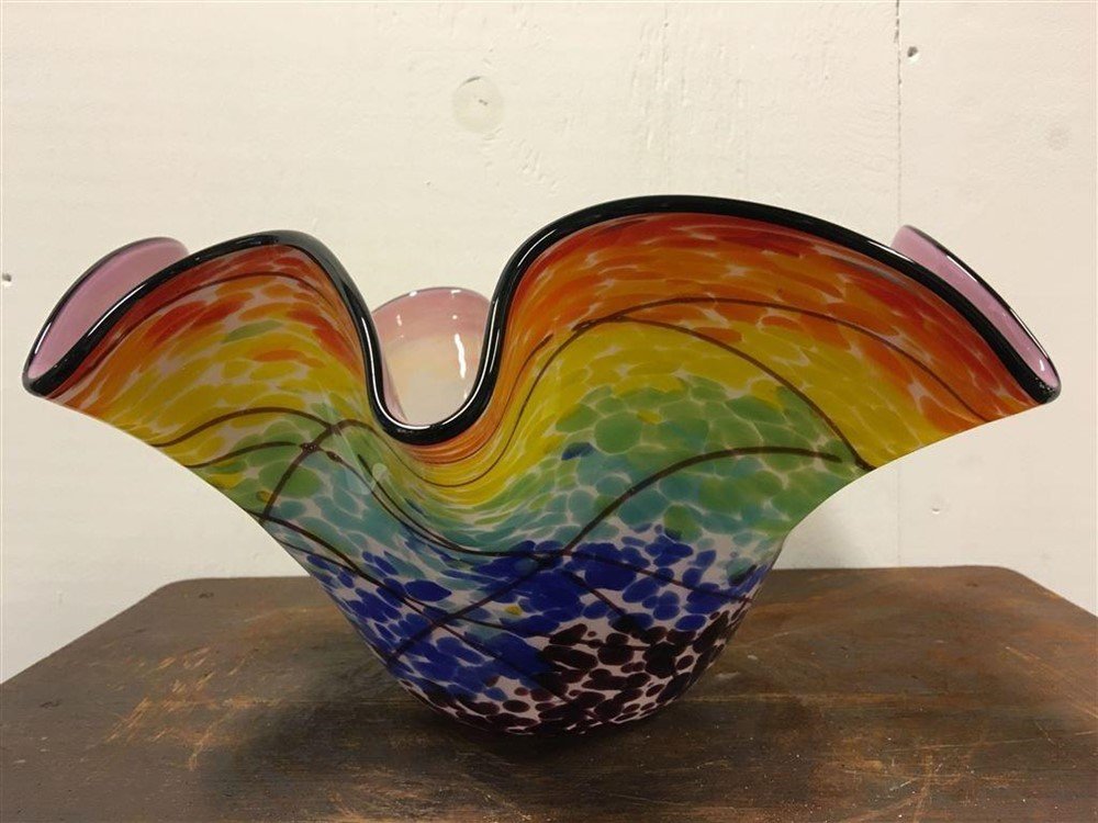 geblazen schaal, facinerend mooi-glas - Afbeelding 8