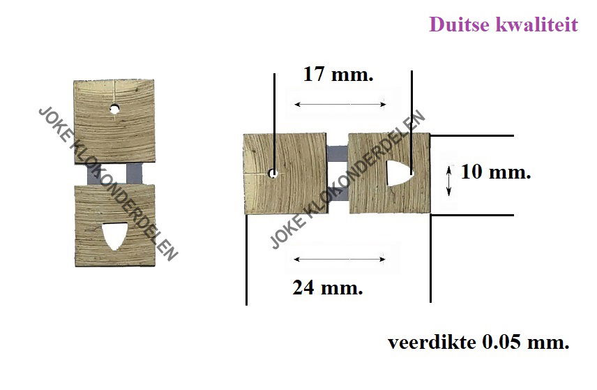 = Slingerveer = Salander / Zaanse klok =44850 - nr. 1