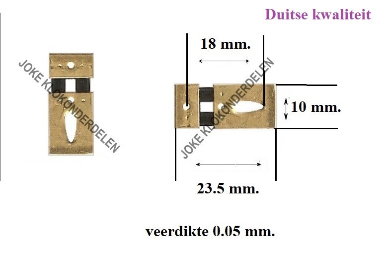 = Slingerveer = Zaanse klok =44846 - nr. 1