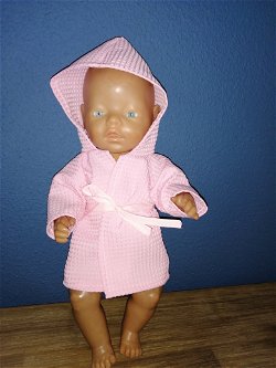 Baby born badjas rose