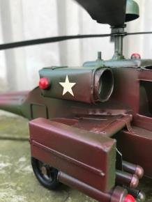 Metalen schaalmodel- Apache helikopter-gevechtshelikopter - Afbeelding 8