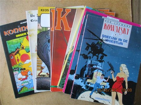 adv3427 stripboeken met de K - 0