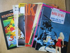 adv3427 stripboeken met de K