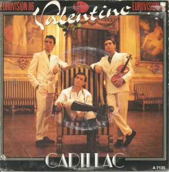 Cadillac ‎– Valentino (1986) SONGFESTIVAL - 0