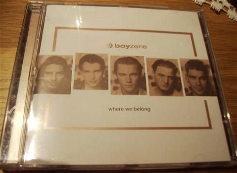 Te koop de originele CD Where We Belong van Boyzone. - 2
