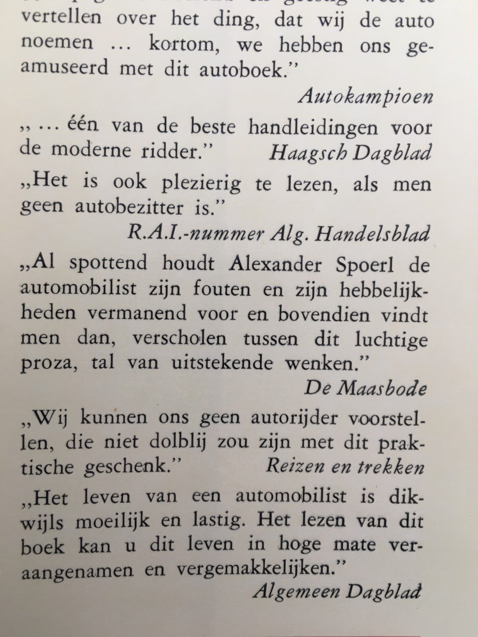 Uw vriend de auto - Alexander Spoerl - Afbeelding 4