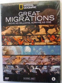 National Geographic – Great Migrations (3 DVDBox ) Nieuw/Gesealed - 0