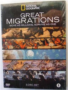 National Geographic – Great Migrations (3 DVDBox ) Nieuw/Gesealed