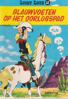 Lucky Luke 10 Blauwvoeten op het oorlogspad