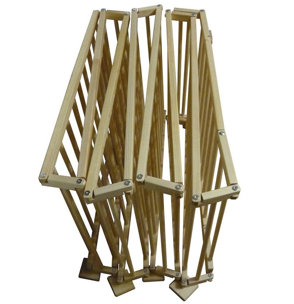 Houten grondbox met 8 panelen | inklapbaar | 191 x 191 cm - Afbeelding 4