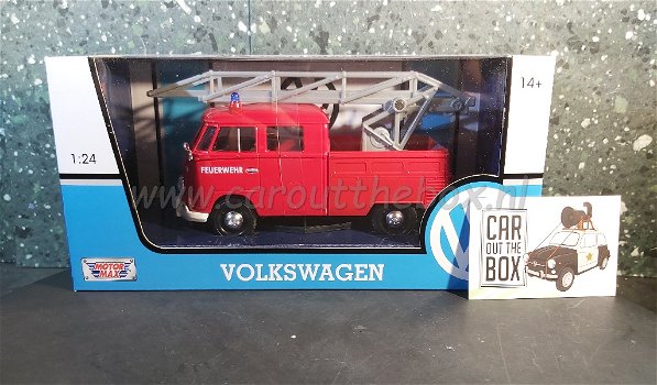 VW T1 ladder wagen FEUERWEHR 1:24 Maisto - 4