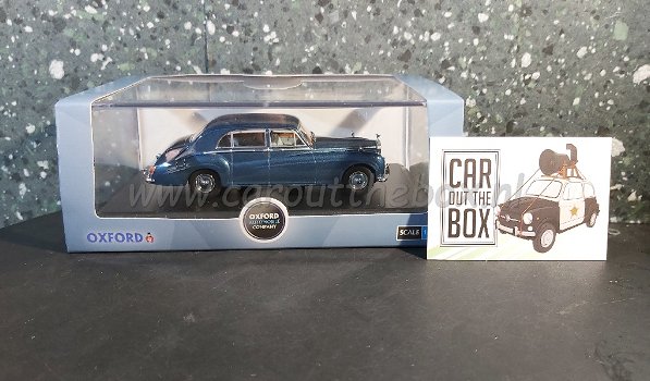 Rolls Royce Phantom blauw 1:43 Oxford - 5