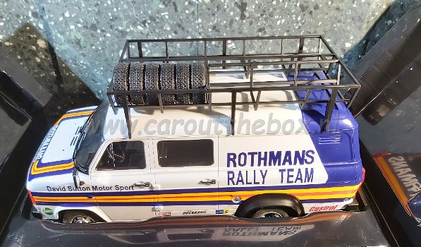 Ford Transit rally support ROTHMANS 1:18 Ixo - 1