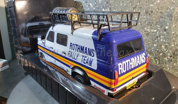 Ford Transit rally support ROTHMANS 1:18 Ixo - 3