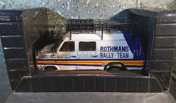 Ford Transit rally support ROTHMANS 1:18 Ixo - 4