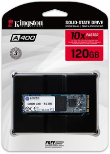 120GB M.2 SATA3 Kingston A400 TLC/500/320 Retail - Afbeelding 3