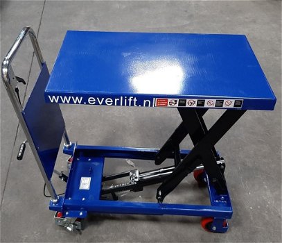 Verrijdbare heftafel 300 kg 815 x 500 mm 280-900 mm hoog - 1