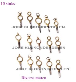 = 15 Zakhorloge sleuteltjes =44880