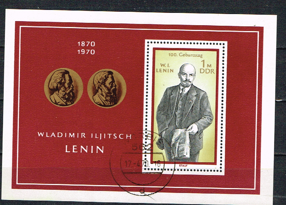 michel-1562-blok-31-lenin-met-stempel hf 259 - nr. 1