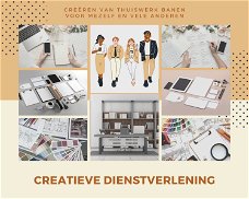 Creatieve thuiswerk banen creëren voor mezelf en vele anderen