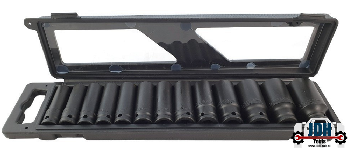 1/2" Krachtdoppen set 12 kant 13-delig WT-8680 - nr. 1