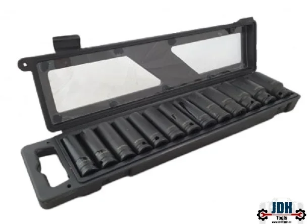 1/2'' Krachtdoppen set lang 6-kant 13-delig WT-8662 - nr. 1