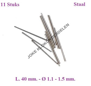 = 11 Konische voorsteek stiften =44886 - 0