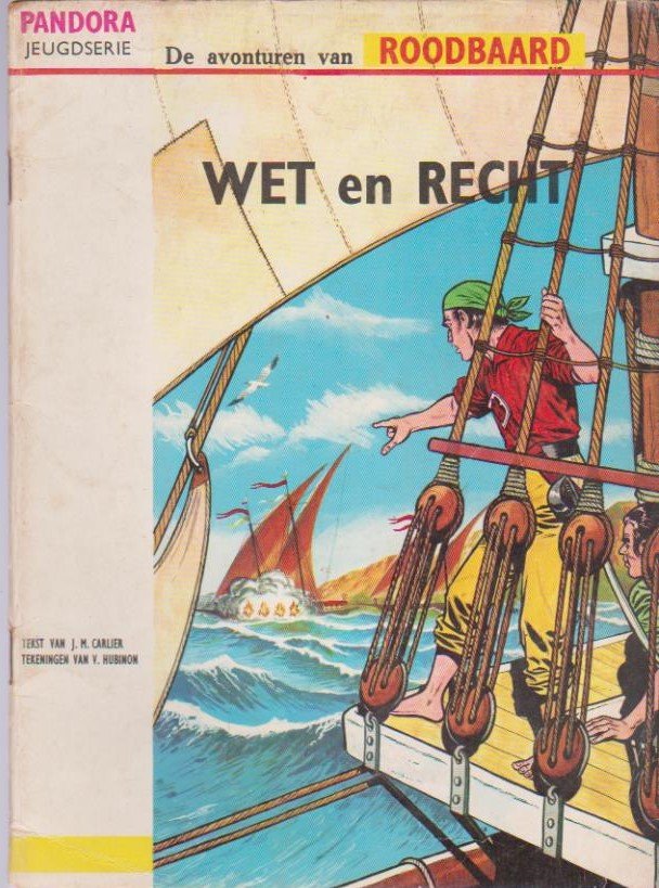 Roodbaard Pandora jeugdserie 4 Wet en Recht - nr. 1